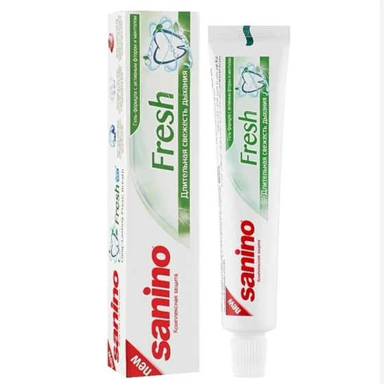 خمیر دندان سانینو مدل Fresh حجم 50 میل
