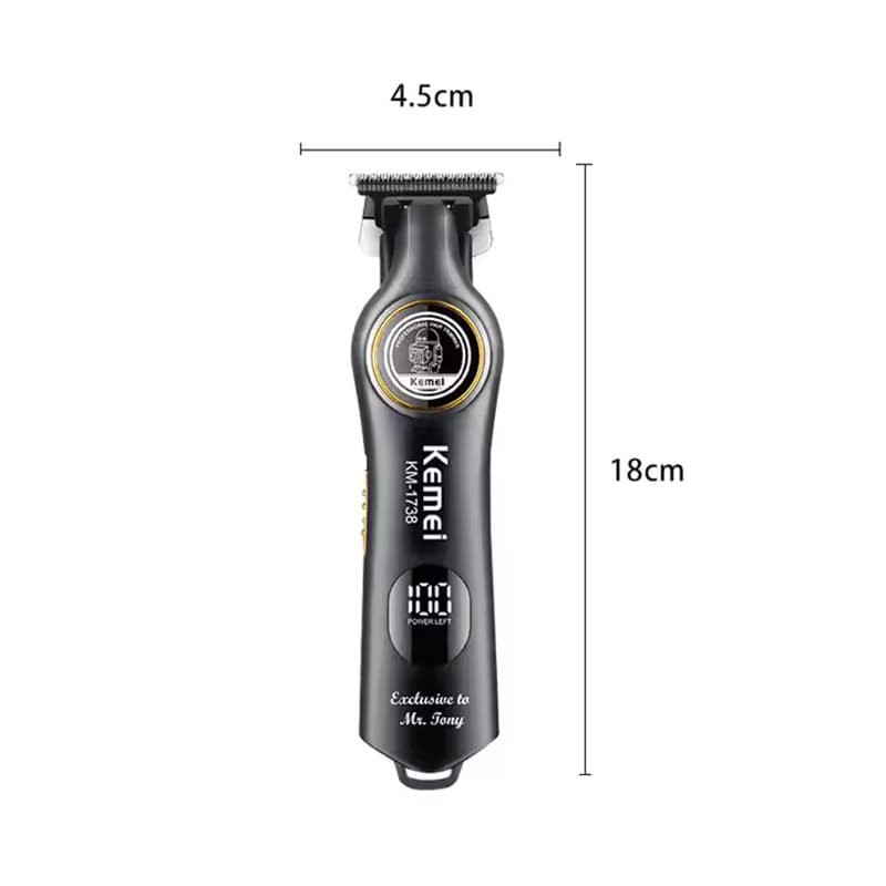 ماشین اصلاح موی سر و صورت شارژی کیمی مدل KM-1738 2 ماشین اصلاح موی سر و صورت شارژی کیمی مدل KM-1738