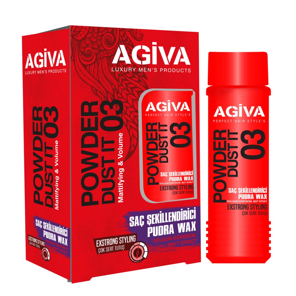 پودر حالت دهنده مو آگیوا شماره 03 Agiva