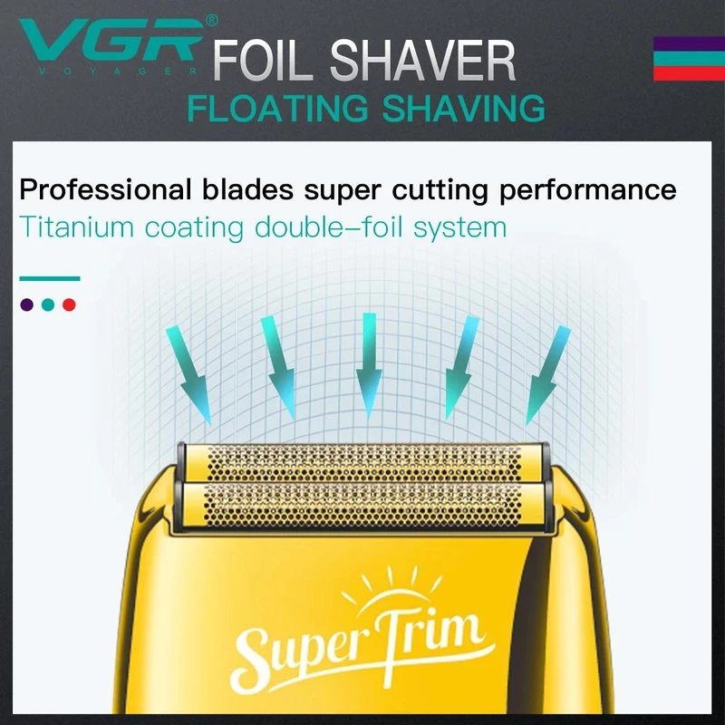 ماشین اصلاح موی سر و صورت وی جی ار مدل V-332 2 ماشین اصلاح موی سر و صورت وی جی ار مدل V-332